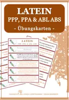 Vista previa - Hojas de trabajo - Latein: Übersetzungen PPP PPA und ABL ABS - Übungskarten - Portada