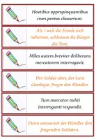 Vista previa - Hojas de trabajo - Latein: Übersetzungen PPP PPA und ABL ABS - Übungskarten - página 2