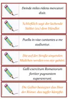 Vista previa - Hojas de trabajo - Latein: Übersetzungen PPP PPA und ABL ABS - Übungskarten - página 3