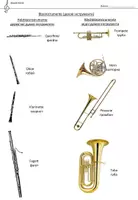 Vorschau - Bildkarten - Instrumentenübersicht mit Bildern (Ukrainisch-Deutsch) - Deckblatt