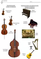 Vorschau - Bildkarten - Instrumentenübersicht mit Bildern (Ukrainisch-Deutsch) - Seite 1