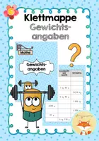 Vorschau - Spiele - Klettmappe - Gewichtsangaben - Deckblatt