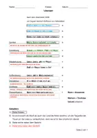 Vorschau - Arbeitsblätter - Liebeslyrik - Übung Gedichtsanalyse (inkl. Lösungen) - Seite 1