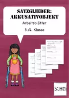 Vorschau - Arbeitsblätter - Satzglieder: Das Akkusativobjekt - Arbeitsblätter - Deckblatt