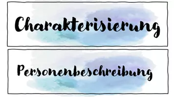 Vorschau - Poster - Charakterisierung - Tafelkarten, Jg. 5 - 10 - Seite 1