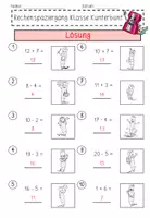 Vorschau - Arbeitsblätter - Rechenspaziergang Addition & Subtraktion bis 20 – mit und ohne Zehnerübergang | Mathe Grundschule Klasse 1–2 - Seite 3