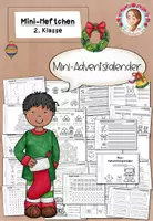 Vorschau - Arbeitsblätter - Weihnachten Mini-Adventskalender Klasse 2 | Deutsch Mathe - Deckblatt