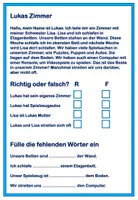 Vorschau - Arbeitsblätter - Mein Zimmer Arbeitsblätter Lesen Schreiben und Sprechen - Seite 2