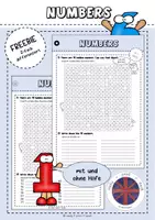 Vorschau - Arbeitsblätter - Materialpaket Numbers - Seite 1
