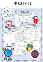 Vorschau - Arbeitsblätter - Numbers Worksheets - Deckblatt