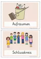 Vorschau - Präsentationen/Tafelbilder - 74 Karten zur Stundentransparenz XXL Paket beige - Seite 3