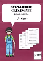 Vorschau - Arbeitsblätter - Satzglieder: Die Ortsangabe - Arbeitsblätter - Deckblatt