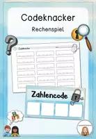 Vorschau - Arbeitsblätter - Codeknacker - Rechenspiel - Deckblatt