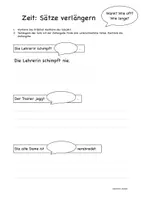 Vorschau - Arbeitsblätter - Satzglieder: Die Zeitangabe - Arbeitsblätter - Seite 2