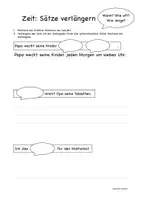 Vorschau - Arbeitsblätter - Satzglieder: Die Zeitangabe - Arbeitsblätter - Seite 3