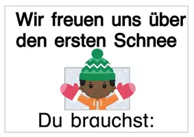 Vorschau - Mal- und Bastelvorlagen - Kunstidee im Winter Schnee - Seite 2