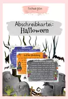 Vorschau - Arbeitsblätter - Abschreibkartei plus: Halloween - Seite 1
