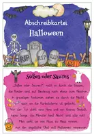 Vorschau - Arbeitsblätter - Abschreibkartei plus: Halloween - Seite 3