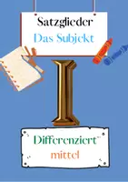 Vorschau - Spiele - Das Subjekt Übungen (I) | differenziert - mittel - Deckblatt