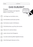Vorschau - Spiele - Das Subjekt Übungen (I) | differenziert - mittel - Seite 2
