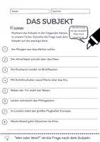 Vorschau - Spiele - Das Subjekt Übungen (I) | differenziert - mittel - Seite 3