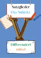 Vorschau - Arbeitsblätter - Materialpaket Das Subjekt Übungen | leicht - mittel - schwer (wachsendes Paket) - Seite 1
