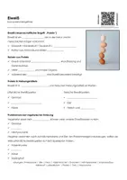 Vorschau - Arbeitsblätter - Eiweiß kurz zusammengefasst - Deckblatt