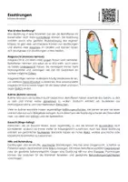 Vorschau - Arbeitsblätter - Essstörungen (Infotext und Übungen) - Deckblatt