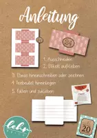 Vorschau - Mal- und Bastelvorlagen - Teebeutel Adventskalender - Bastelbogen - Seite 1