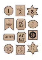 Vorschau - selbst erstellte Cliparts/Grafiken - Adventskalender Etiketten - Grafiken mit Zahlen von 1 - 24 - Seite 3