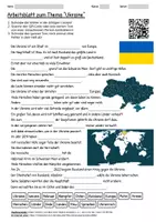 Vorschau - Arbeitsblätter - Arbeitsblatt "Ukraine" + Onlineübung & MP3 + - Deckblatt
