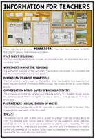 Vista previa - Hojas de trabajo - USA - Minnesota (Fact Sheets, Worksheets and Games) - página 1