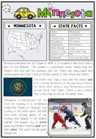 Vista previa - Hojas de trabajo - USA - Minnesota (Fact Sheets, Worksheets and Games) - página 2