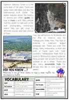 Vista previa - Hojas de trabajo - USA - Minnesota (Fact Sheets, Worksheets and Games) - página 3