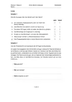 Vorschau - Arbeitsblätter - Aufgabenblatt Deutsch: Einen Bericht verfassen (6. Klasse) - Seite 1