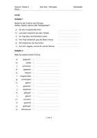Vorschau - Arbeitsblätter - Aufgabenblatt Deutsch: Das Verb - Partizipien (6. Klasse) - Seite 1