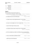 Vorschau - Arbeitsblätter - Aufgabenblatt Deutsch: Das Verb - Partizipien (6. Klasse) - Seite 2
