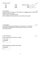 Vorschau - Test - Schularbeit 1b für die 4. Klasse Grundschule/VS mit Lösung - Seite 1
