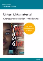 Vorschau - Stundenentwürfe - The Hate U Give: Character constellation_Textarbeit - Deckblatt