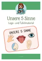 Vorschau - Fördermaterial/Inklusion - Unsere 5 Sinne – Lege und Tafelmaterial - Deckblatt