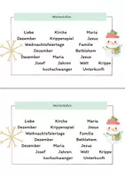 Vorschau - Arbeitsblätter - Lückentext Weihnachten - Seite 1