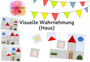 Vorschau - Spiele - visuelle Wahrnehmung, Zuordnung, Förderung. räumliche Orientierung - Deckblatt