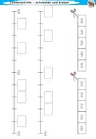 Vorschau - Arbeitsblätter - Zahlenstrahl bis 1000 - schneiden und kleben - Seite 3