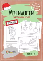 Vorschau - Arbeitsblätter - Weihnachten - Kartenwerkstatt - Deckblatt
