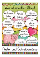 Vista previa - Hojas de trabajo - Was ist Glück? Vorstellen Deutsch / Alemán - Portada