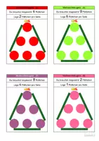 Vorschau - Arbeitsblätter - M | Knobelaufgaben Weihnachten Tannenbaum | Klasse 2 - 4 - Seite 2
