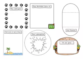 Vorschau - Arbeitsblätter - Ich-Lapbook - Seite 3