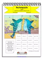 Vorschau - Arbeitsblätter - 29.0042 Rechenpuzzle - Gem. Rechnungen-Add+Sub ZR bis 20 - Deckblatt