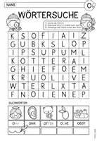 Vorschau - Arbeitsblätter - Wörtersuchsel " Buchstabe O/o" I Buchstabenstation I Kl. 1 - Seite 2