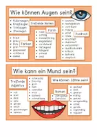 Vorschau - Anderer Materialtyp - Wörtersammlung für eine Personenbeschreibung - Seite 2